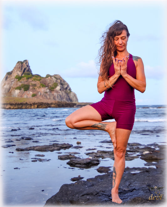 Macaquinho Shakti Yoga - Metálico