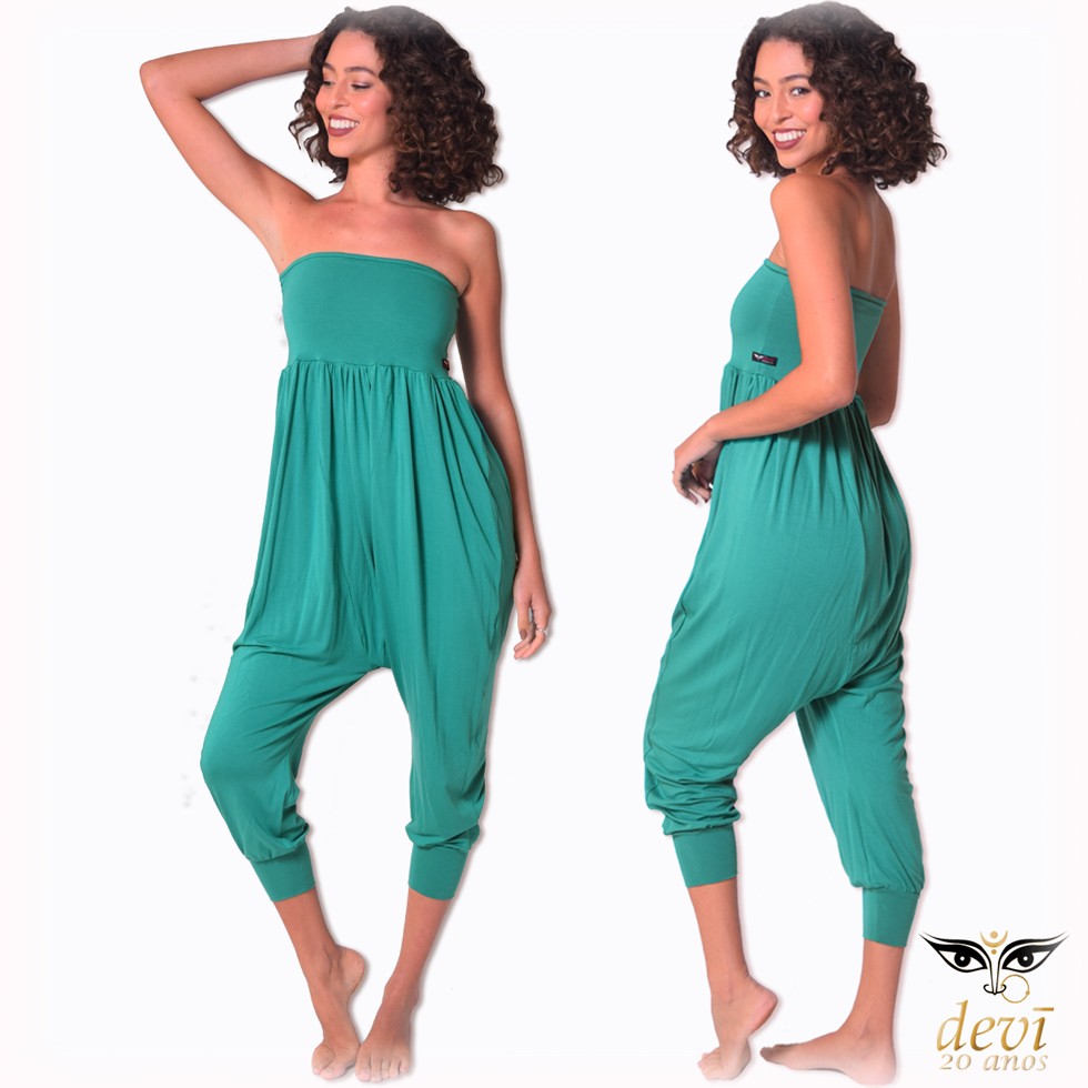 Calça Macacão Saruel Thai Devi