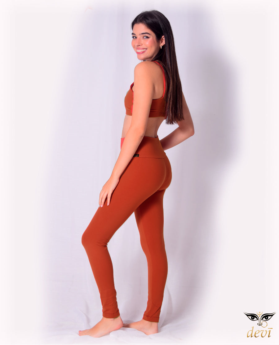 Legging Yoga Durga Devi | Suplex Aveludado