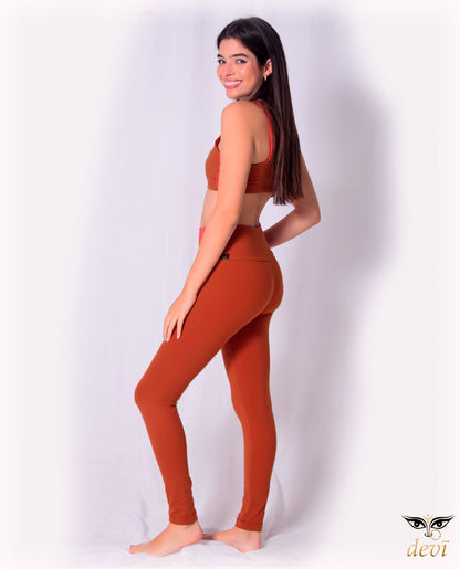 Legging Yoga Durga Devi | Suplex Aveludado