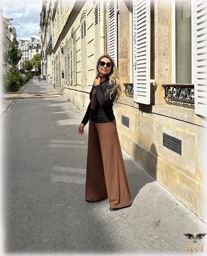 Calça Pantalona Wide leg Amar Devi