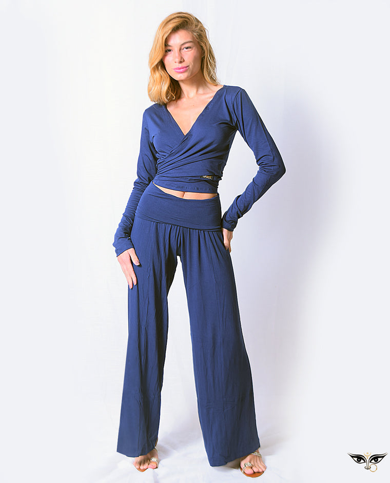 Calça Pantalona Wide leg Amar Devi