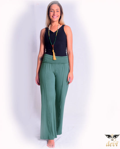 Calça Pantalona Wide leg Amar Devi