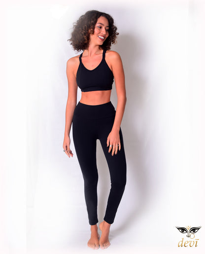 Legging Yoga Durga Devi | Suplex Aveludado