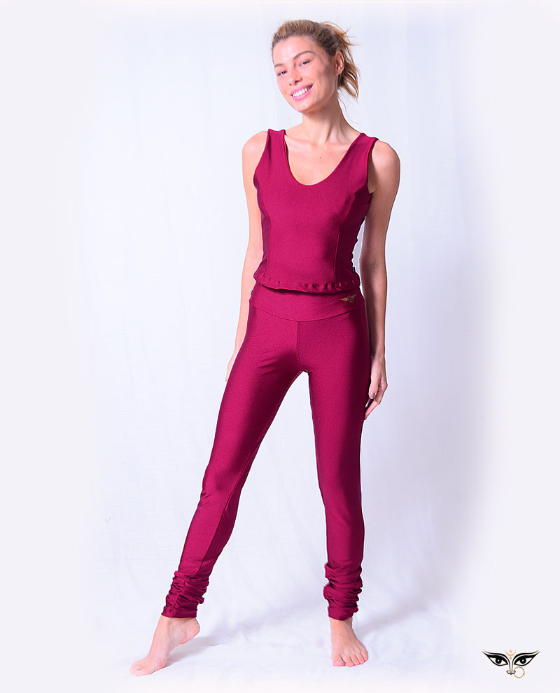 Cropped Modelador Kali Yoga Devi | Metálico