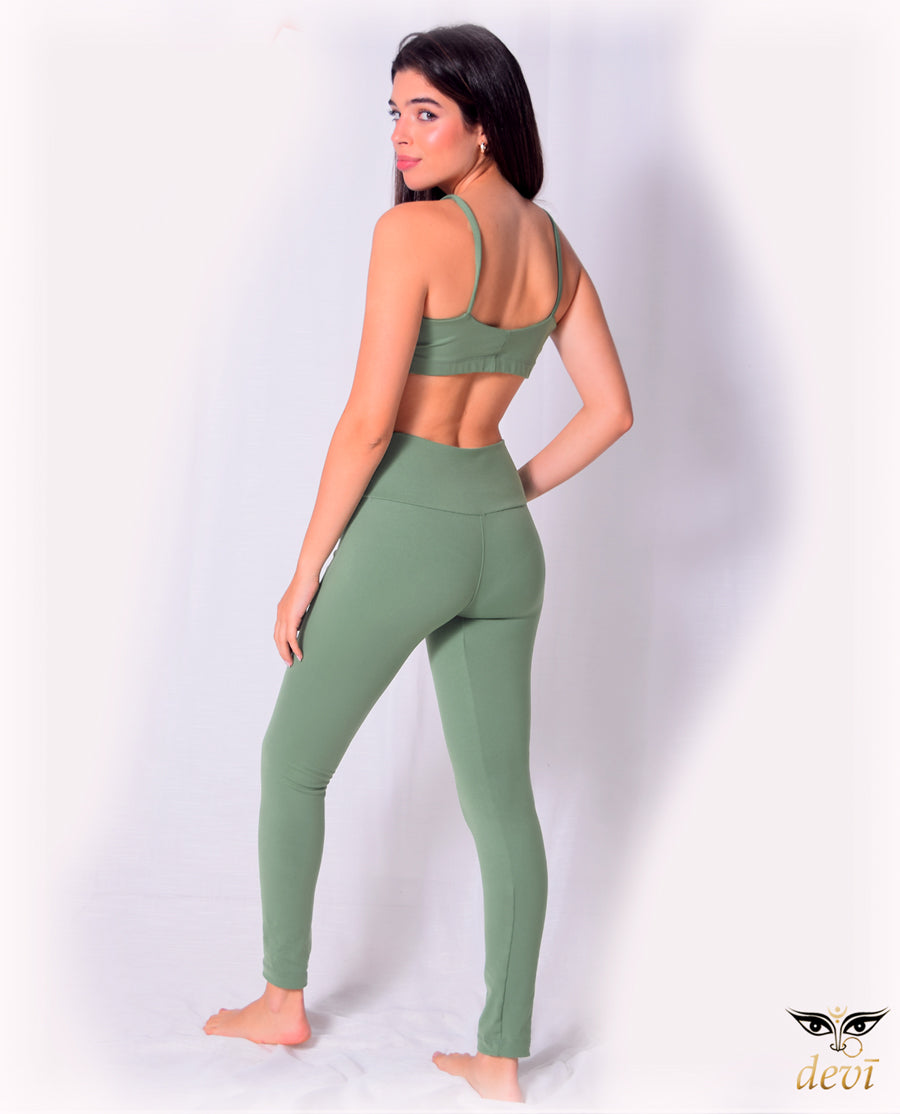Legging Yoga Durga Devi | Suplex Aveludado