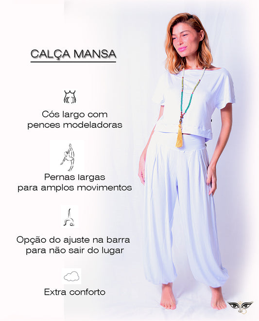 Calça Saruel Aladim balonê Mansa Devi