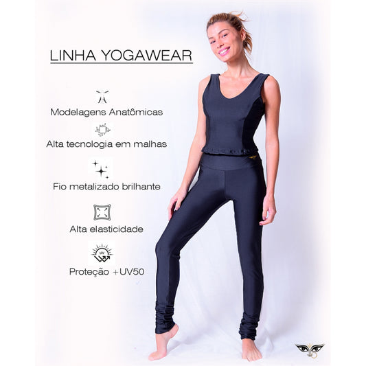 Cropped Modelador Kali Yoga Devi | Metálico