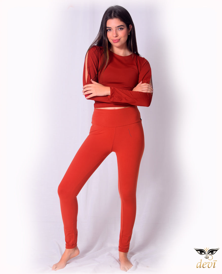 Legging Yoga Durga Devi | Suplex Aveludado