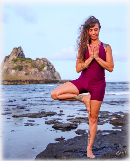 Macaquinho Shakti Yoga - Metálico