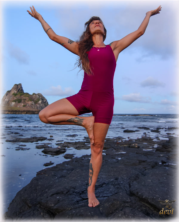 Macaquinho Shakti Yoga - Metálico