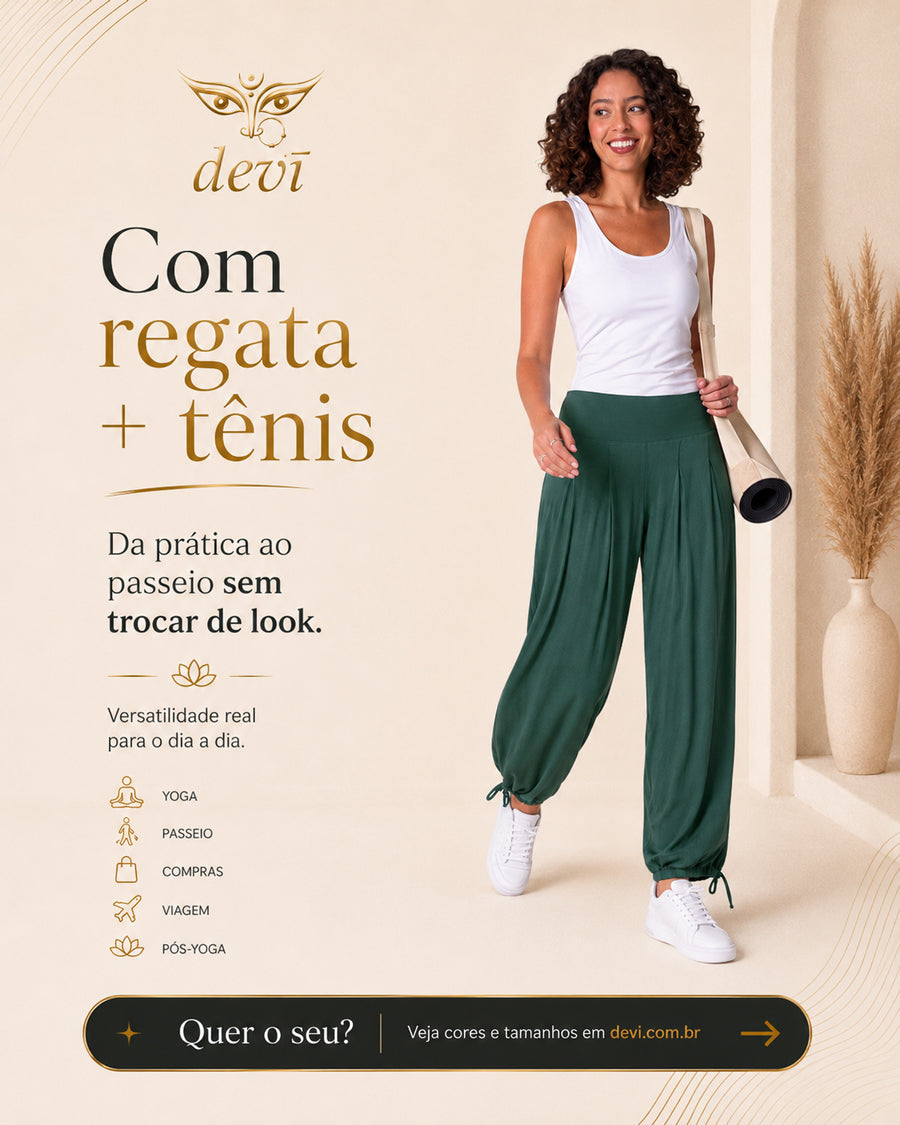 Calça Saruel Aladim balonê Mansa Devi
